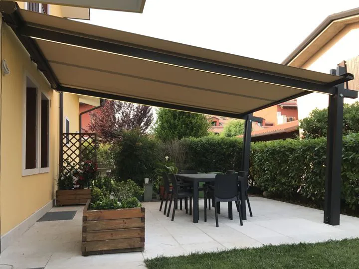 PERGOLA CASSONETTO PS CON BLOCK STAR SYSTEM